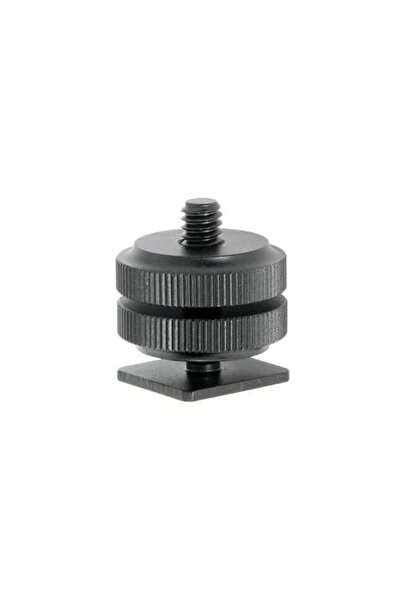 Ayex 2286 Hot Shoe Aksesuar Bağlantı Adaptörü, Koyu Gri