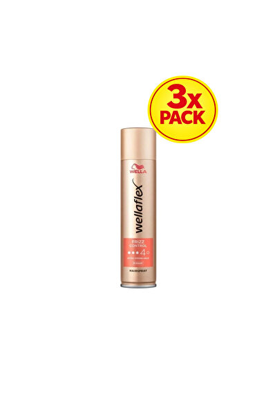 wellaflex 3x PACK Frizz Control No. 4 250 ml