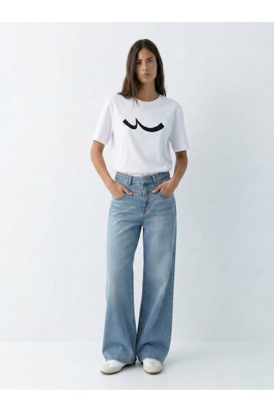 Ltb Slogan Printed White T-shirt