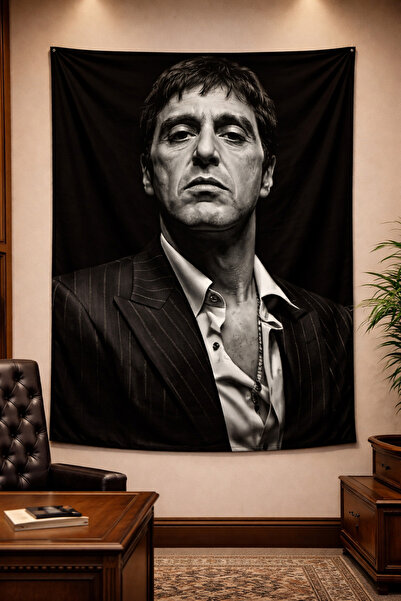 Vagonik Tony Montana Scarface Wall Covering Rug Sq. Ft.