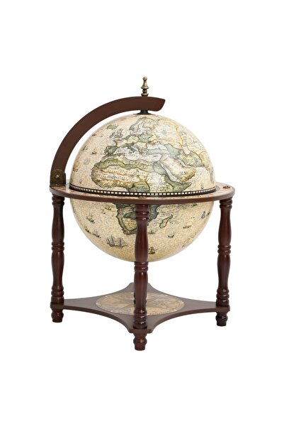 Concept Bar tip glob pământesc stativ sticle de vin, maro lemn eucalipt