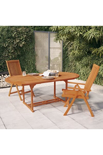 Concept Masă de grădină, 200x100x75 cm, lemn masiv de eucalipt