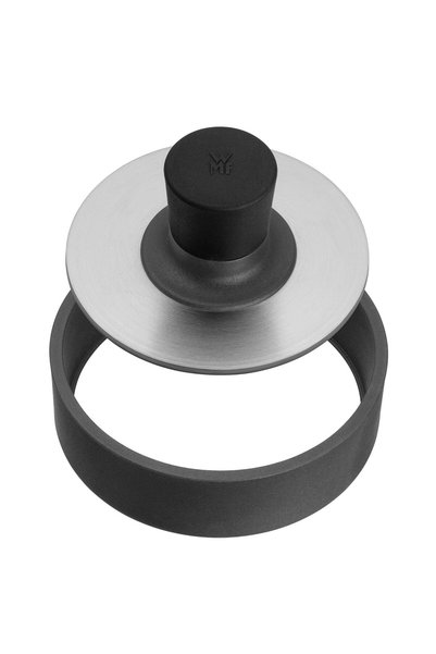 WMF BBQ Hamburger Presi, 12,5 cm, Paslanmaz Çelik, Eşit Boy Hamburger Köftesi Hazırlama Aparatı, Ham