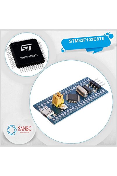 SANEC STM32F103C8T6 Geliştirme Devre Kart Modülü