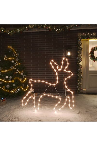 Concept Χριστουγεννιάτικο ειδώλιο ταράνδου, 72 ζεστά λευκά LED