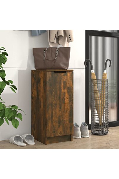 Concept Pantofar, stejar fumuriu, 30x35x70 cm, lemn compozit