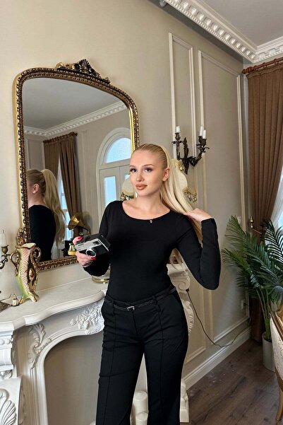 lizge giyim Kayik Yaka Bodysuit