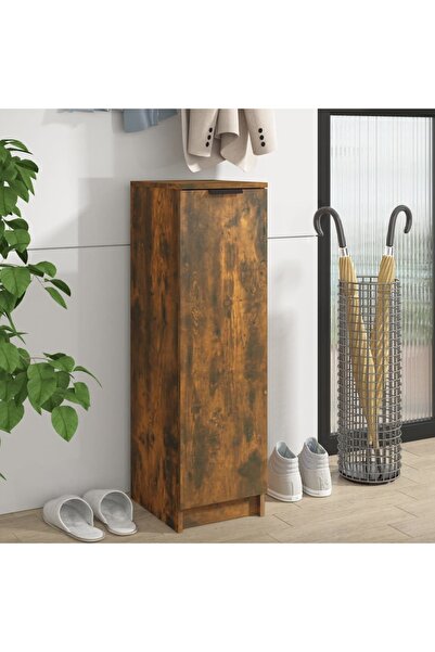 Concept Pantofar, stejar fumuriu, 30x35x100 cm, lemn compozit