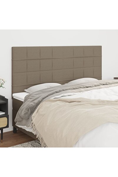 Concept Κομοδίνα, 4 τεμάχια, γκρι-μπεζ, 90x5x78/88 cm, ύφασμα