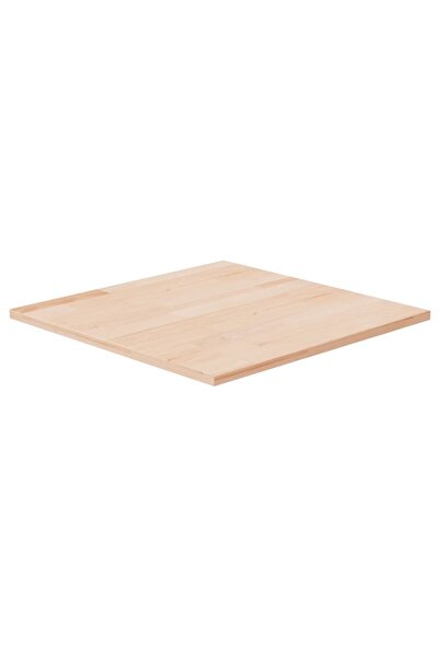 Concept Blat de masă pătrat, 50x50x1,5 cm, lemn masiv stejar netratat