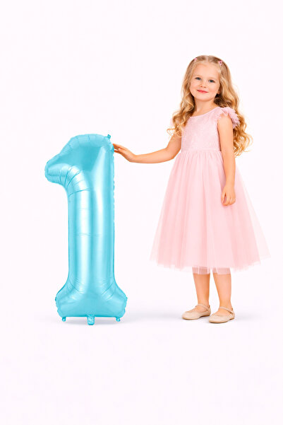 Yusuf Dirik YD Party Supplies بالون فويلو على شكل رقم 1 مقاس 76 سم 34 بوصة