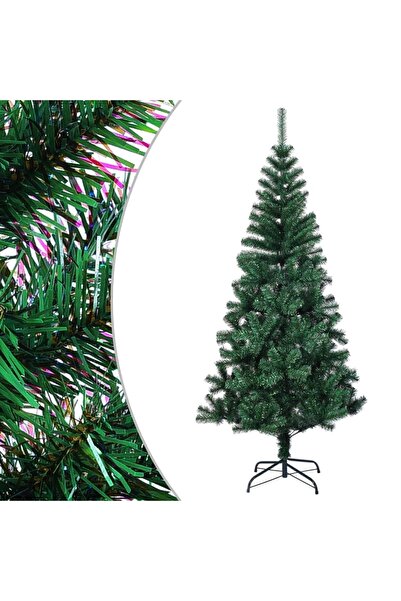 Concept Brad de Crăciun artificial cu vârfuri irizate verde 240 cm PVC