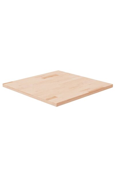 Concept Blat de masă pătrat, 60x60x2,5 cm, lemn masiv stejar netratat
