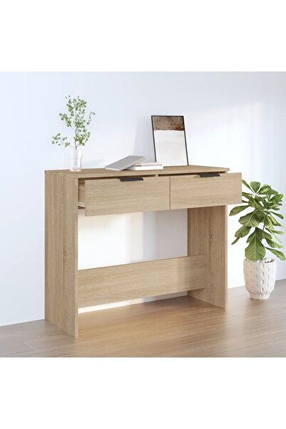 Concept Τραπέζι κονσόλας, δρυς sonoma, 90x36x75 cm, επεξεργασμένο ξύλο