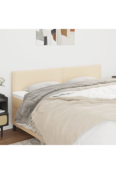 Concept Κομοδίνα, 2 τεμ., κρεμ, 100x5x78/88 cm, ύφασμα