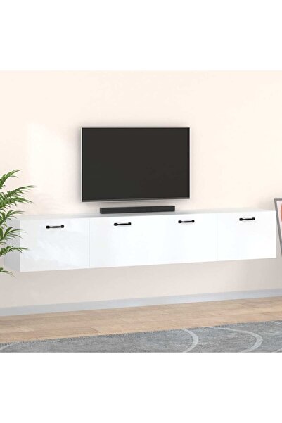 Concept Ντουλάπια τοίχου, 2 τεμ., λευκά, 100x36,5x35 cm, επεξεργασμένο ξύλο