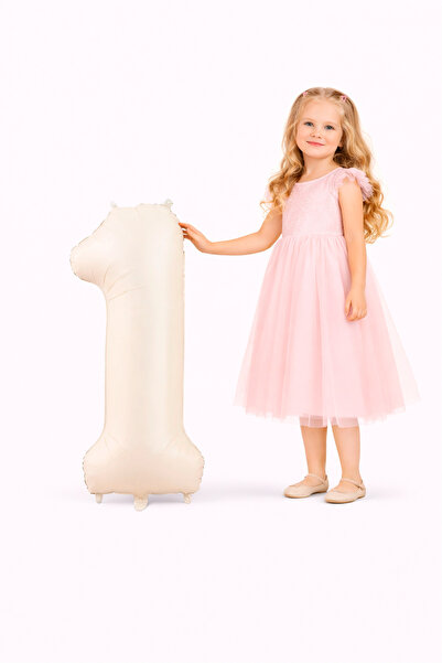 Yusuf Dirik YD Party Supplies بالون فويلو على شكل رقم 1 مقاس 76 سم 34 بوصة