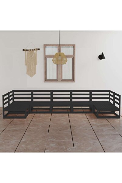 Concept Set mobilier de grădină, 7 piese, lemn masiv de pin