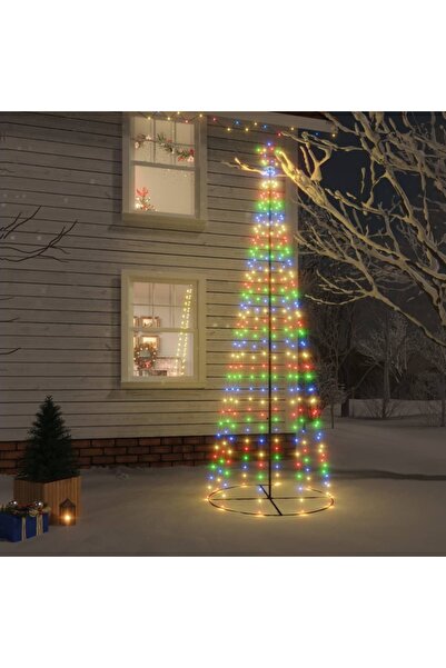 Concept Κωνικό χριστουγεννιάτικο δέντρο, 310 LED, πολύχρωμο, 100x300 εκ.