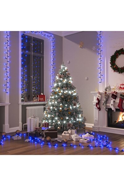 Concept Instalație compactă cu 1000 LED-uri albastre, 10 m, PVC