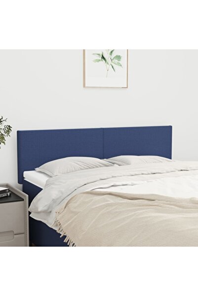 Concept Tăblii de pat, 2 buc., albastru, 72x5x78/88 cm, textil