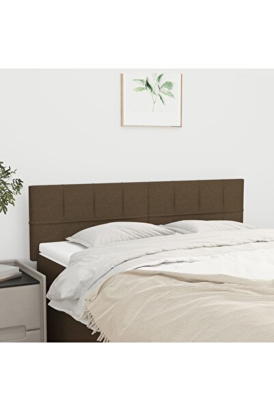 Concept Κομοδίνα, 2 τεμ., σκούρο καφέ, 72x5x78/88 cm, ύφασμα