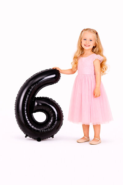 Yusuf Dirik YD Party Supplies بالون فويلو على شكل رقم 6 مقاس 76 سم 34 بوصة