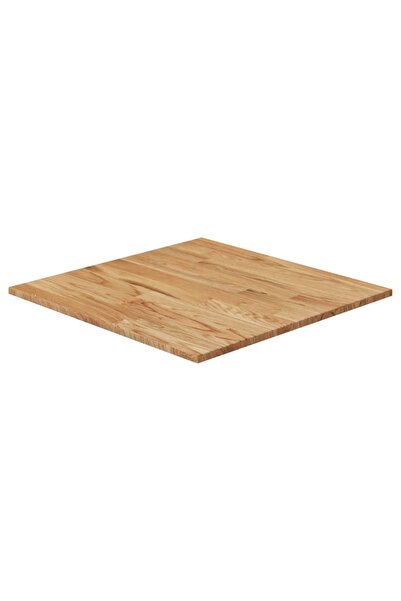 Concept Ανοιχτό καφέ τετράγωνη επιφάνεια τραπεζιού από επεξεργασμένη δρυ 70x7...