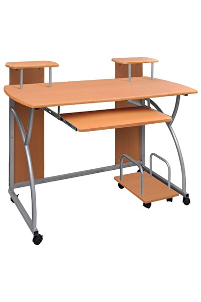 Concept Γραφείο υπολογιστή, καφέ, 110x52x88,5 cm, επεξεργασμένο ξύλο