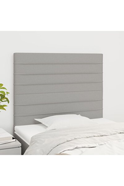 Concept Κομοδίνα, 2 τεμ., ανοιχτό γκρι, 90x5x78/88 cm, ύφασμα