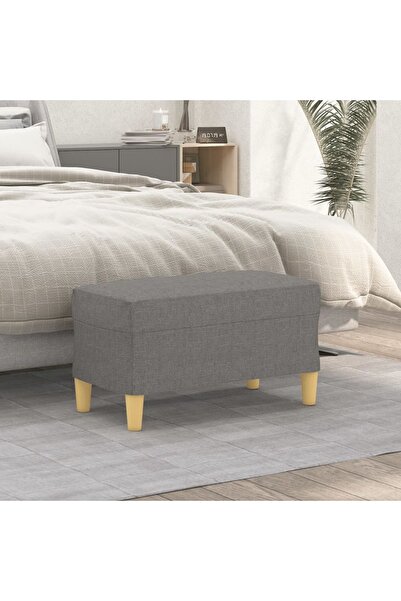 Concept Bancă, gri închis, 70x35x41 cm, textil