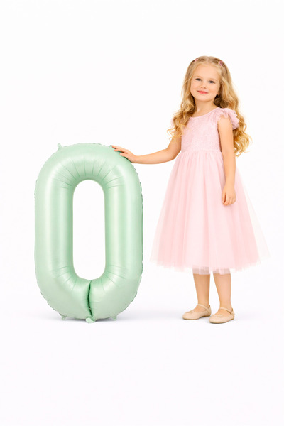 Yusuf Dirik YD Party Supplies بالون فويلو على شكل رقم 0 مقاس 76 سم 34 بوصة