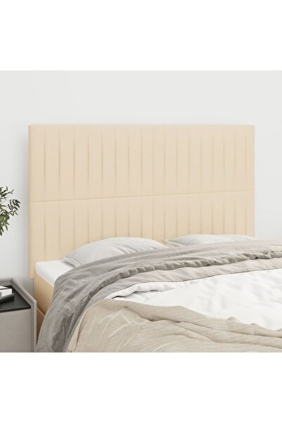 Concept Tăblii de pat, 4 buc, crem, 72x5x78/88 cm, textil