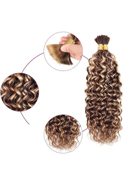 OEM Extensii de păr Boho tip val de apă 60 cm 2X100G P4/27 #   Brazilian