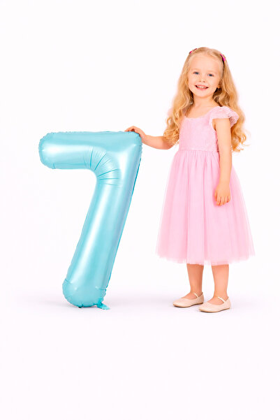 Yusuf Dirik YD Party Supplies بالون فويلو على شكل رقم 7 مقاس 76 سم 34 بوصة