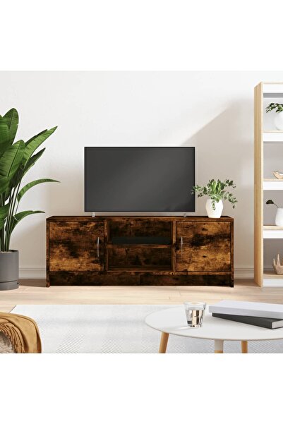Concept Comodă TV, stejar afumat, 102x30x37,5 cm, lemn prelucrat