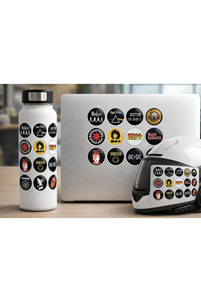 Limitless Design ملصق موسيقى الروك مقاس 22 × 30 سم - تصميم ملصق كلاسيكي لفرق ...