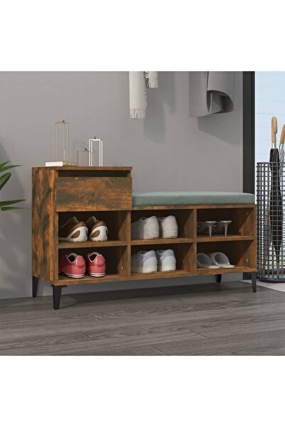 Concept Pantofar, stejar fumuriu, 102x36x60 cm, lemn prelucrat