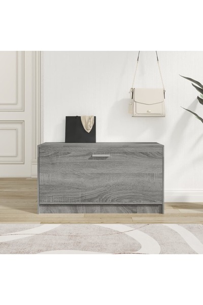 Concept Παγκάκι για παπούτσια, γκρι sonoma, 80x24x45 cm, επεξεργασμένο ξύλο