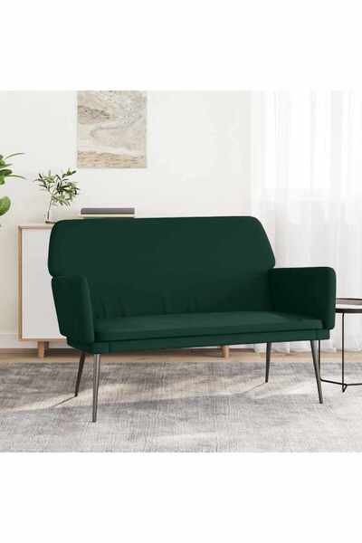 Concept Bancă, verde închis, 108x79x79 cm, catifea