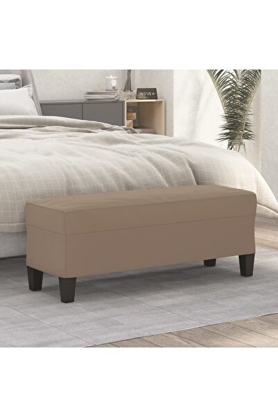 Concept Πάγκος, γκρι-μπεζ, 100x35x41 cm, μικροΐνες
