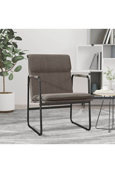 Concept Πολυθρόνα, μπεζ γκρι, 55x64x80 cm, ύφασμα