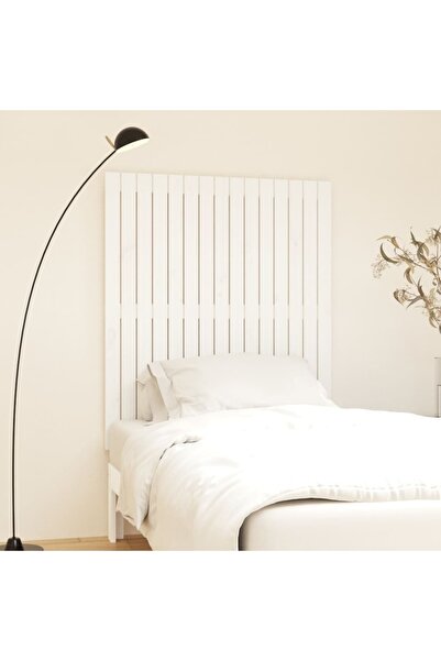 Concept Κεφαλάρι τοίχου, λευκό, 95,5x3x110 cm, μασίφ ξύλο πεύκου