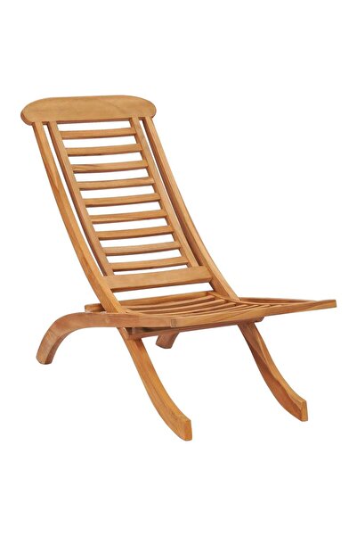 Concept Πτυσσόμενη καρέκλα κήπου, 50x90x69 cm, από μασίφ ξύλο τικ