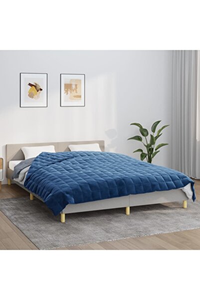 Concept Pătură grea, albastru, 220x240 cm, 15 kg, material textil