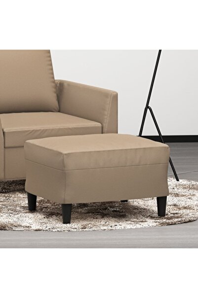 Concept Taburet, cappuccino, 60x50x41 cm, piele ecologică