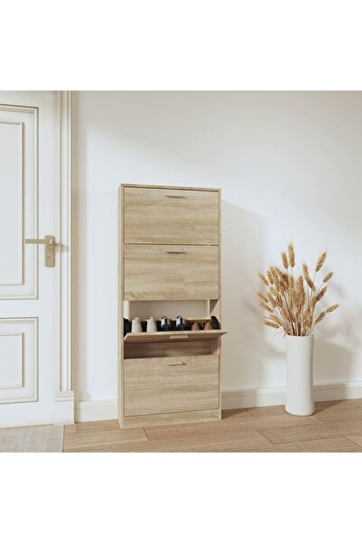 Concept Pantofar, stejar, 59x17x150 cm, lemn prelucrat