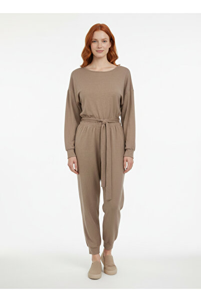 Neden Tekstil Women's Knitwear Relaxed Fit Beige