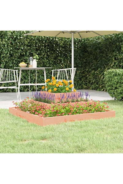 Concept Jardinieră, 80x80x27 cm, lemn masiv douglas