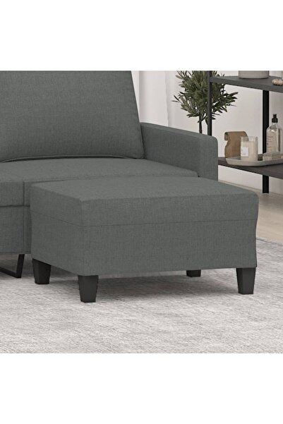 Concept Taburet, gri închis, 70x55x41 cm, material textil